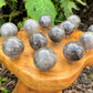 Smoky Quartz Crystal Sphere With Stand