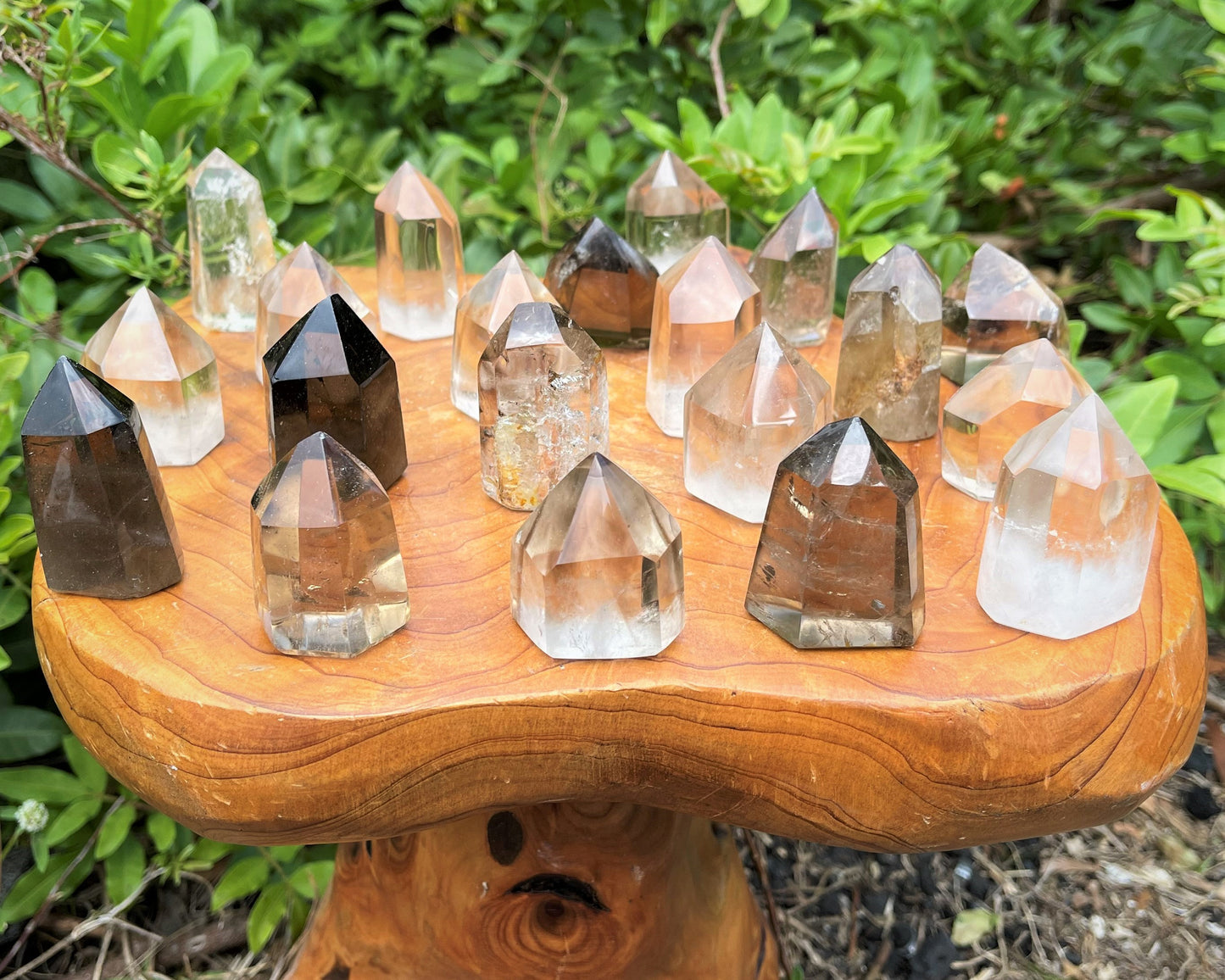 Smoky Quartz Crystal Tower