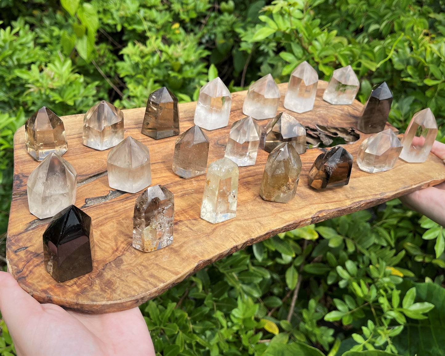 Smoky Quartz Crystal Tower