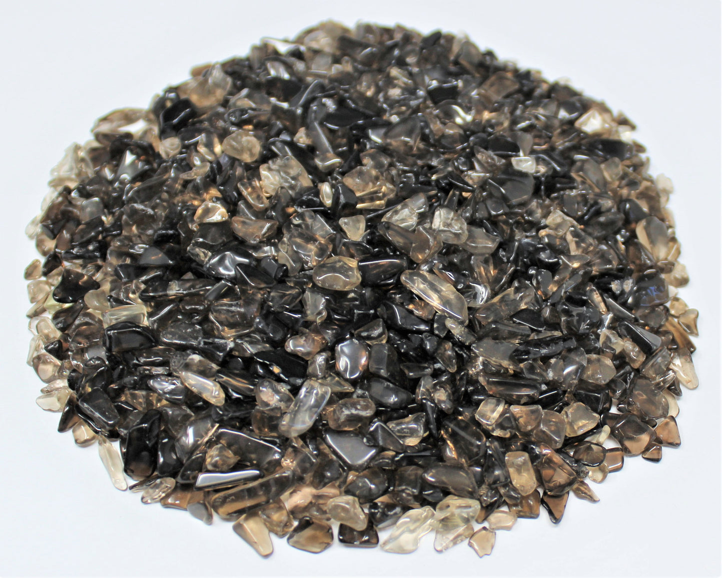 Smoky Quartz Semi Tumbled Gemstone Mini Chips