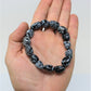 Snowflake Obsidian Tumbled Gemstone Bracelet