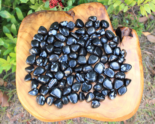 Snowflake Obsidian Tumbled Stone