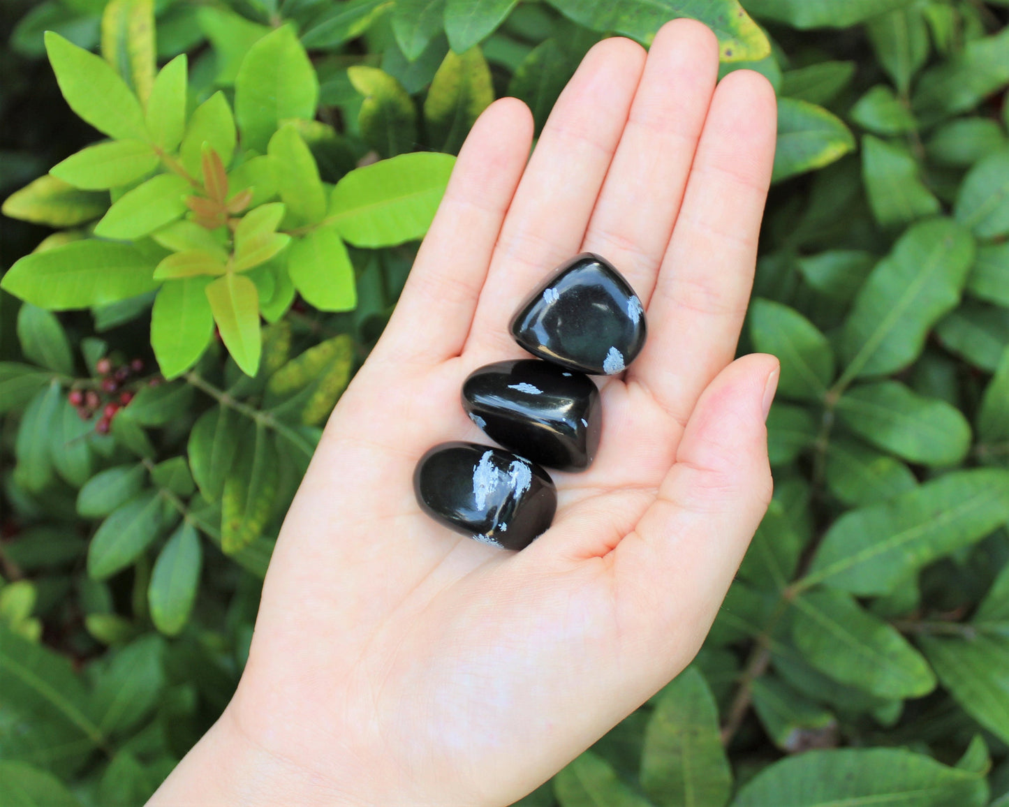 Snowflake Obsidian Tumbled Stone