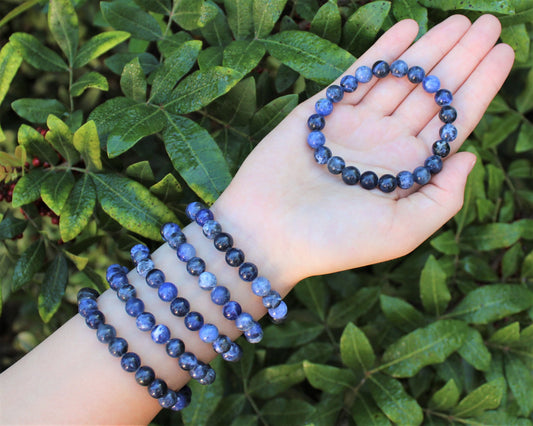 Sodalite Bead Bracelet