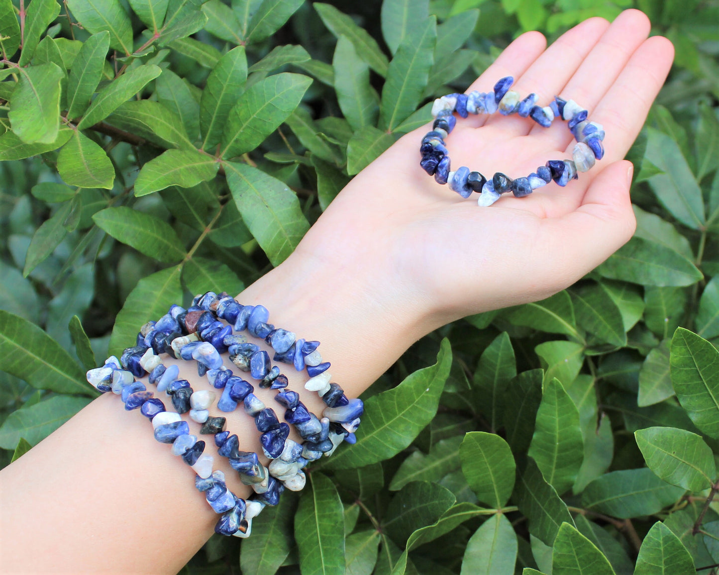 Sodalite Chip Bracelet