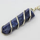 Sodalite Spiral Wire Wrapped Pendant