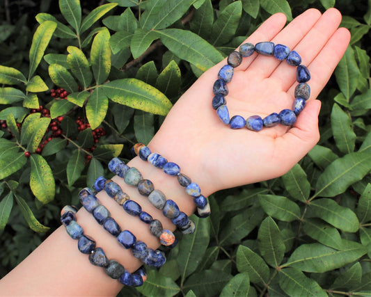 Sodalite Tumbled Gemstone Bracelet