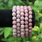 Strawberry Quartz Bead Bracelet