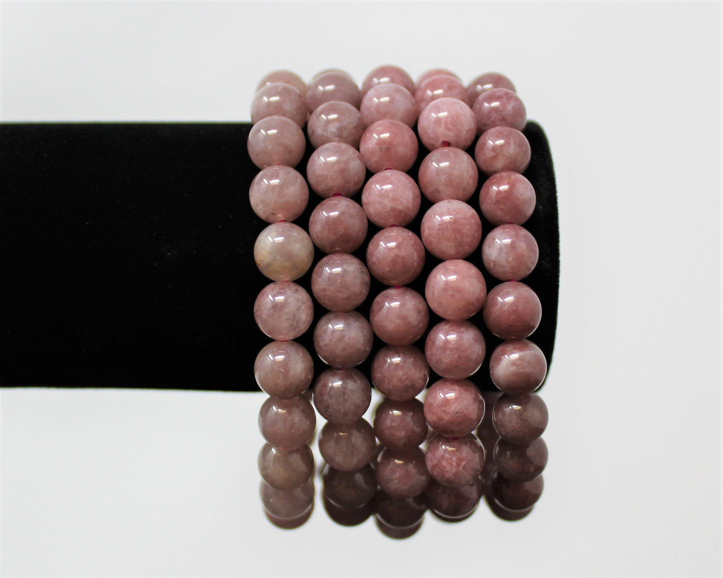 Strawberry Quartz Bead Bracelet