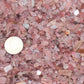 Strawberry Quartz Semi Tumbled Gemstone Mini Chips