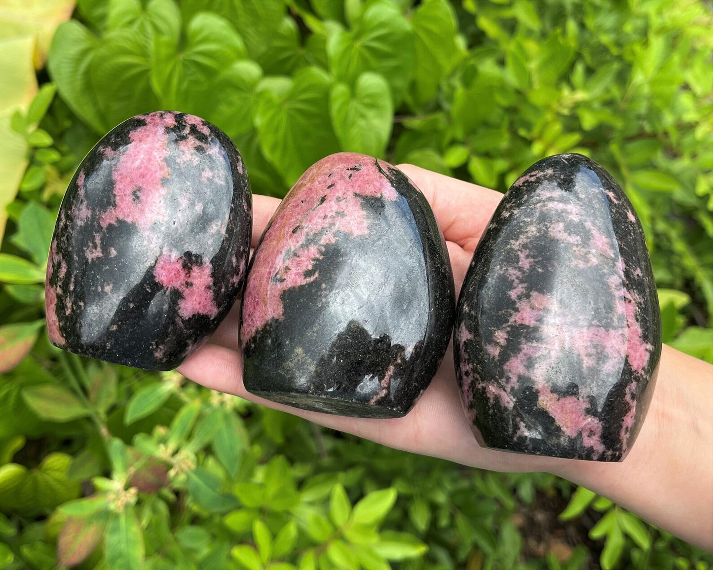 Stunning And Polished Rhodonite Crystal