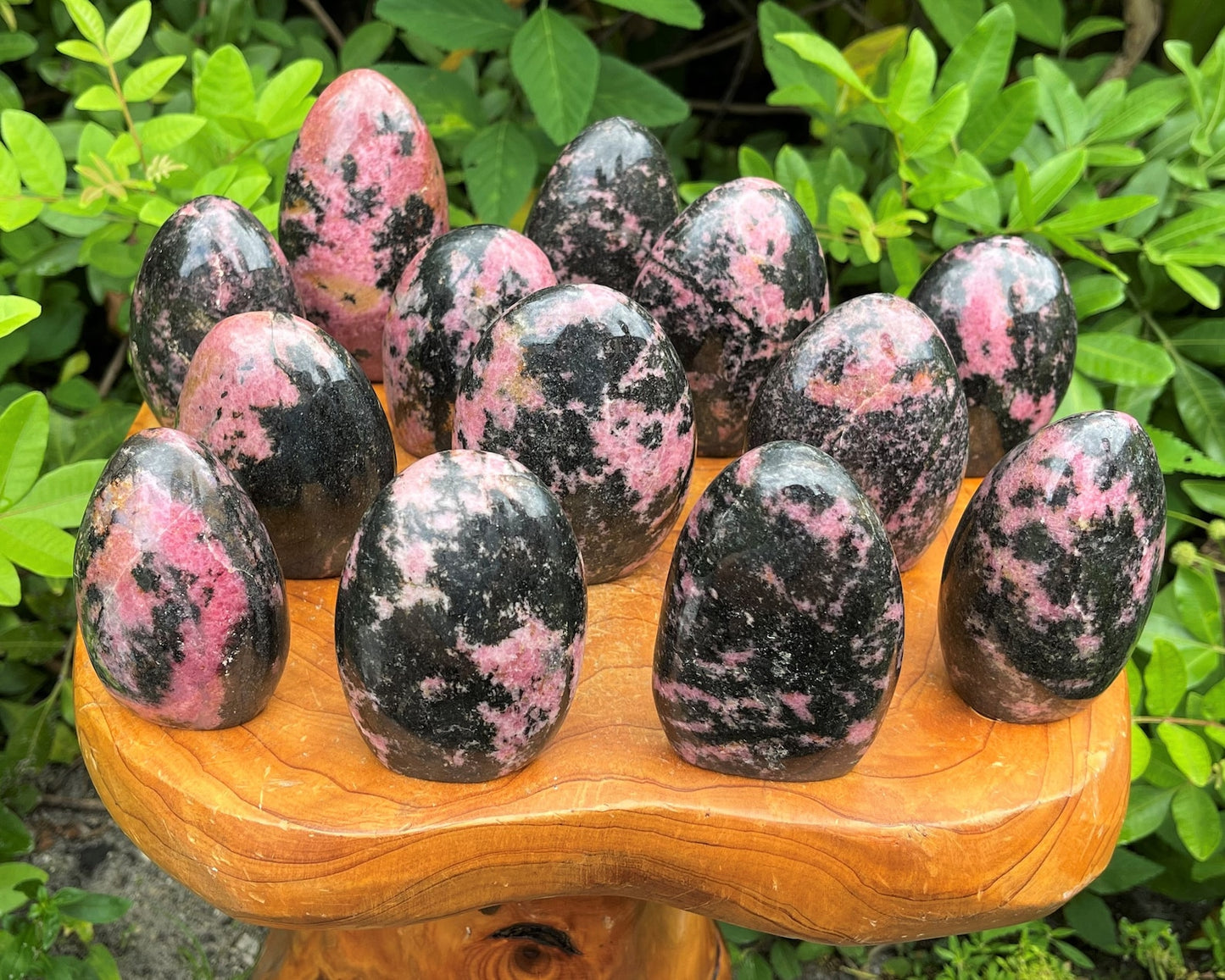 Stunning And Polished Rhodonite Crystal