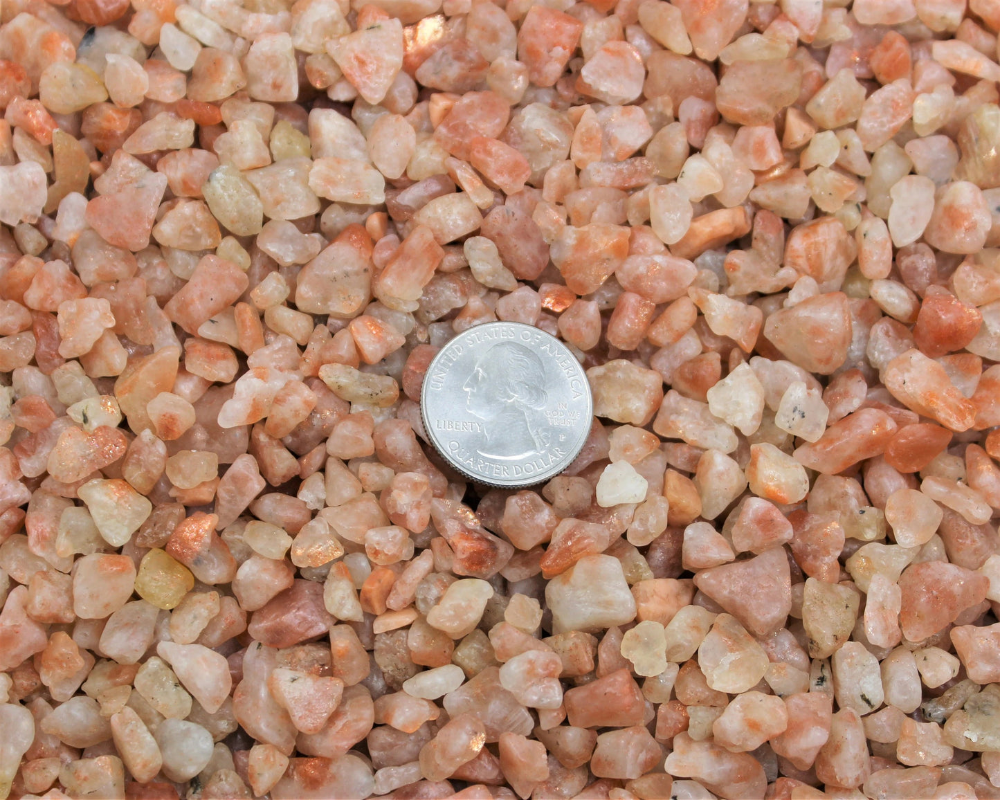 Sunstone Semi Tumbled Gemstone Mini Chips