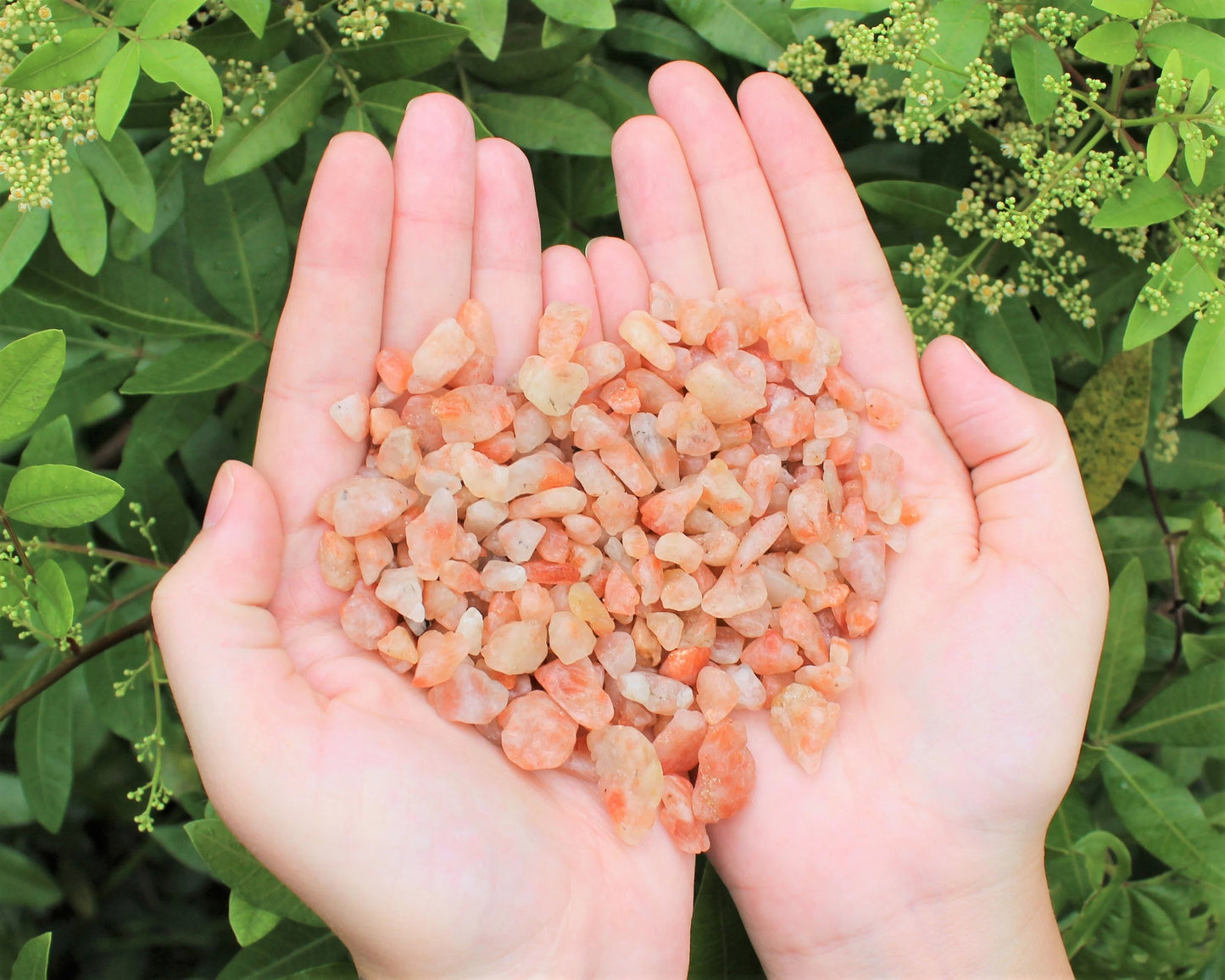 Sunstone Semi Tumbled Gemstone Mini Chips