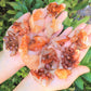 Tangerine Quartz Druze Specimens