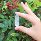 Three Pieces Clear Quartz Points Crystals