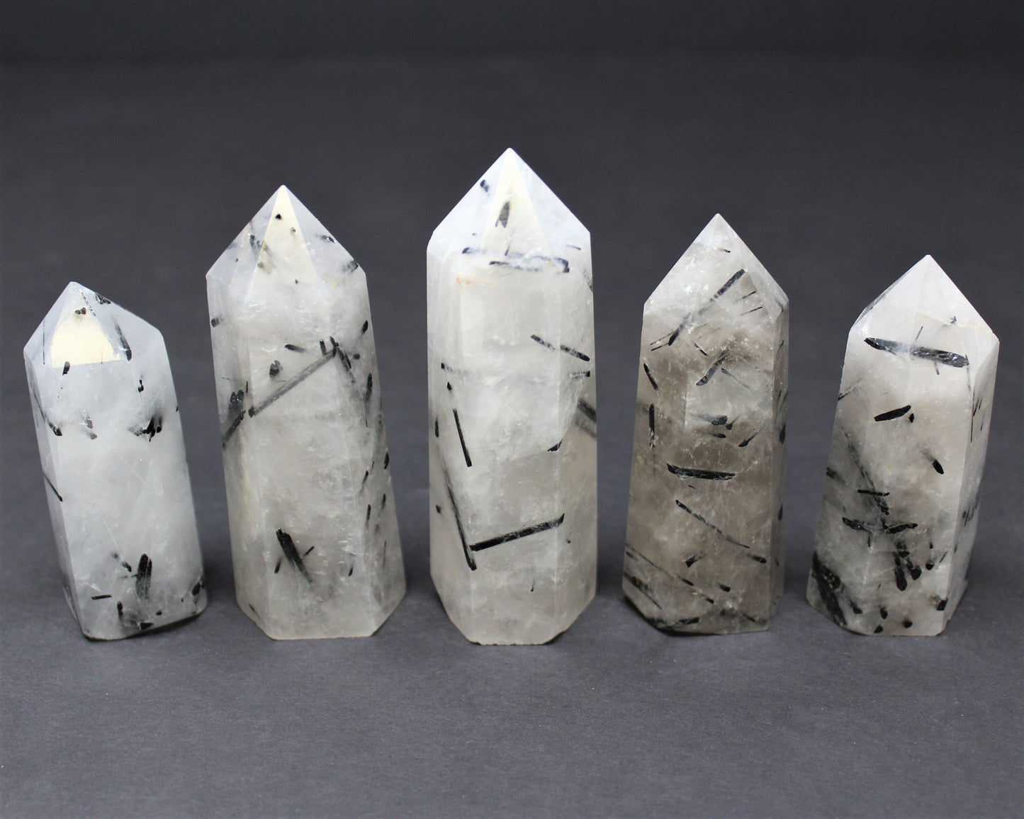 Tourmalinated Quartz Obelisk