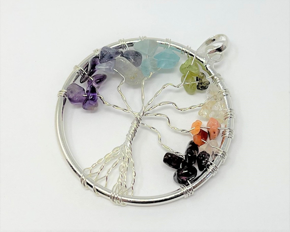 Tree Of Life Crystal Pendants
