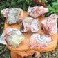 Tri Colored Calcite Natural Crystals
