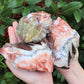 Tri Colored Calcite Natural Crystals