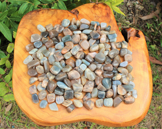 Elegant Moonstone Tumbled Stones