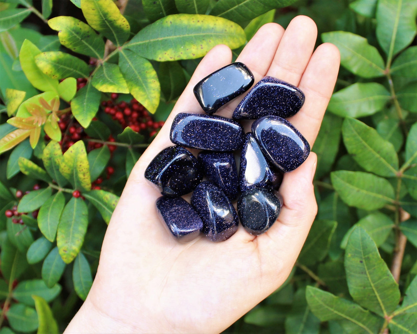 Goldstone Tumbled Stones