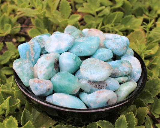 Tumbled Larimar Stones