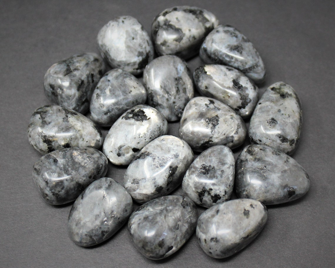 Tumbled Larvikite Stones