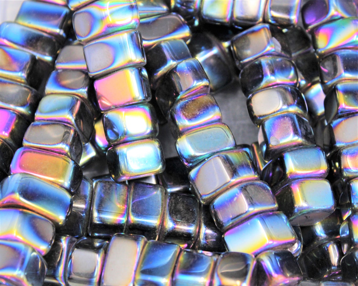 Tumbled Rainbow Hematite Stones