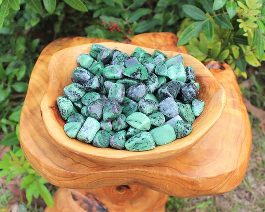 Tumbled Ruby Zoisite Stones