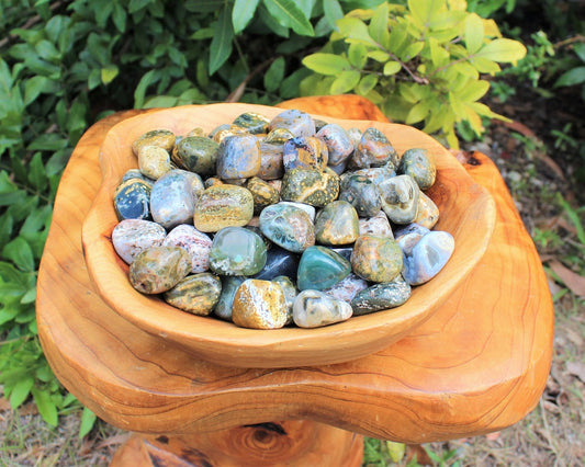 Tumbled Sea Jasper Stones