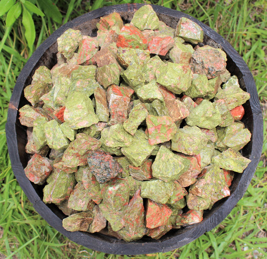 Unakite Natural Raw Stones