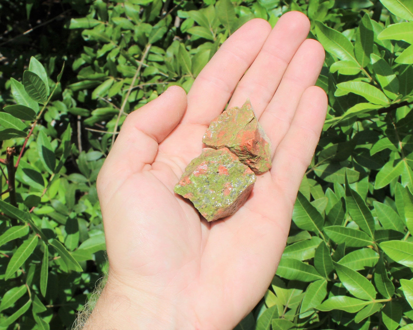 Unakite Raw Natural Stones