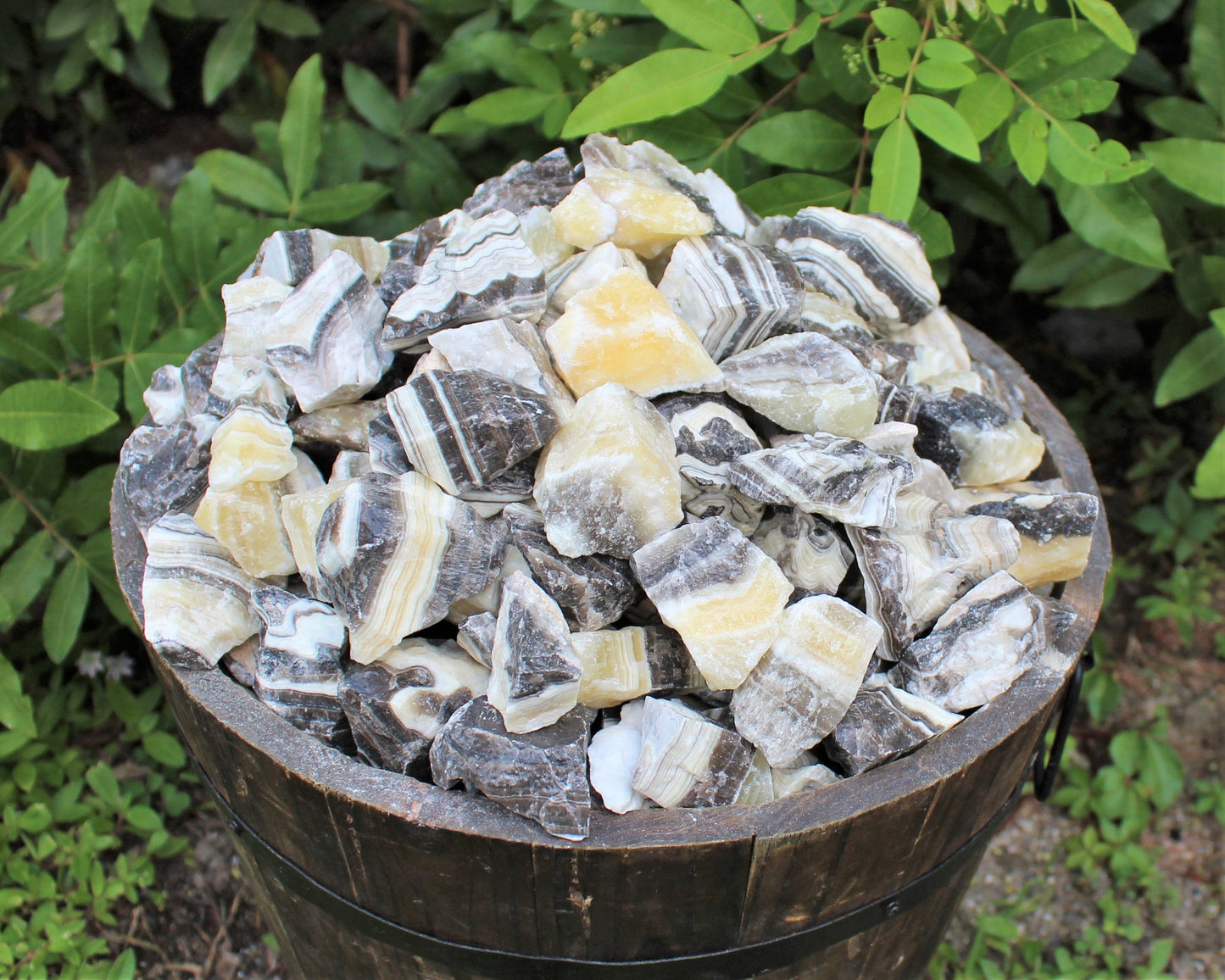 Zebra Calcite Rough Natural Grade Stones