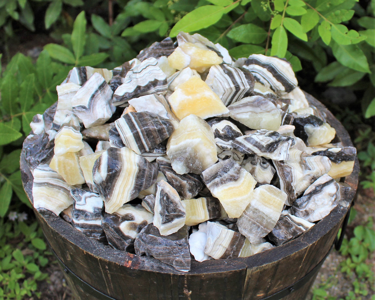 Zebra Calcite Rough Natural Stones