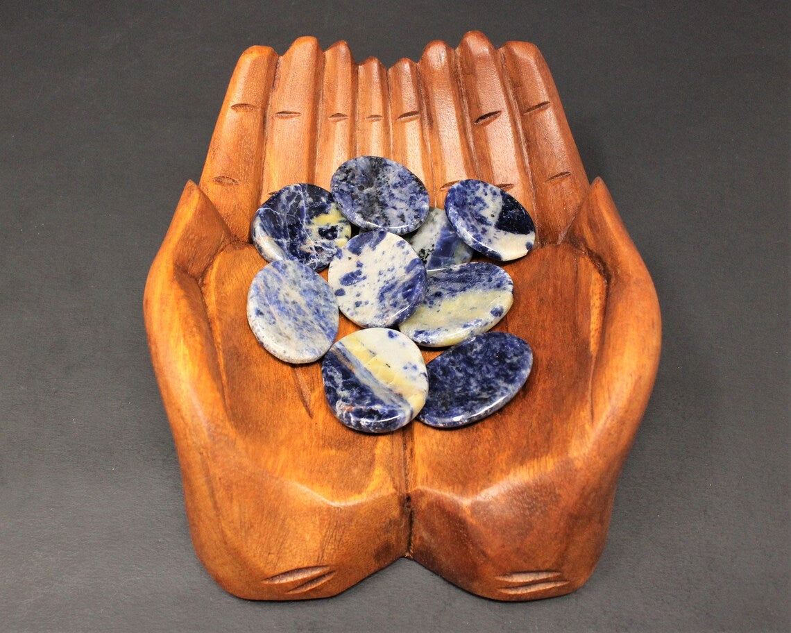 Sodalite Worry Stone