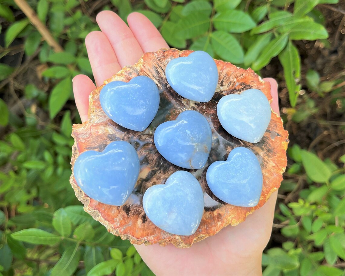 Angelite Puffed Gemstone