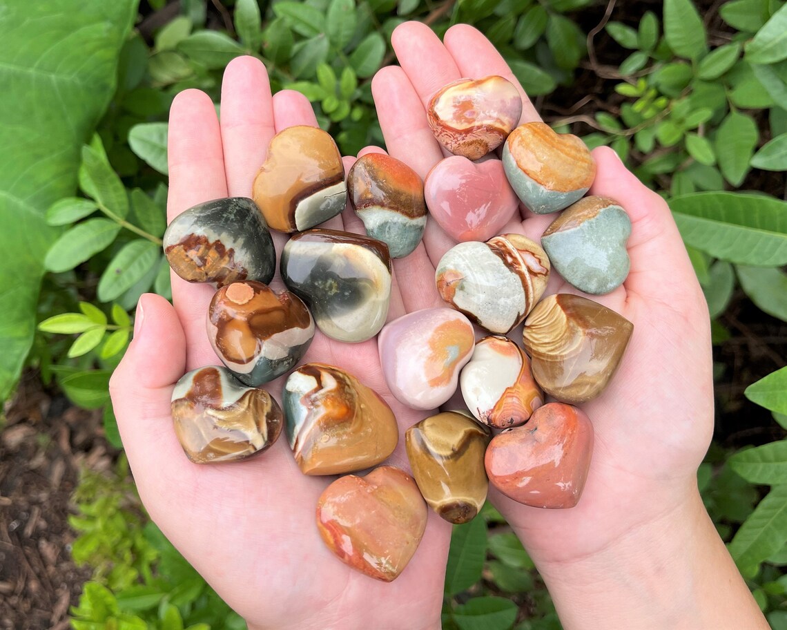 Polychrome Jasper Puffed Gemstone