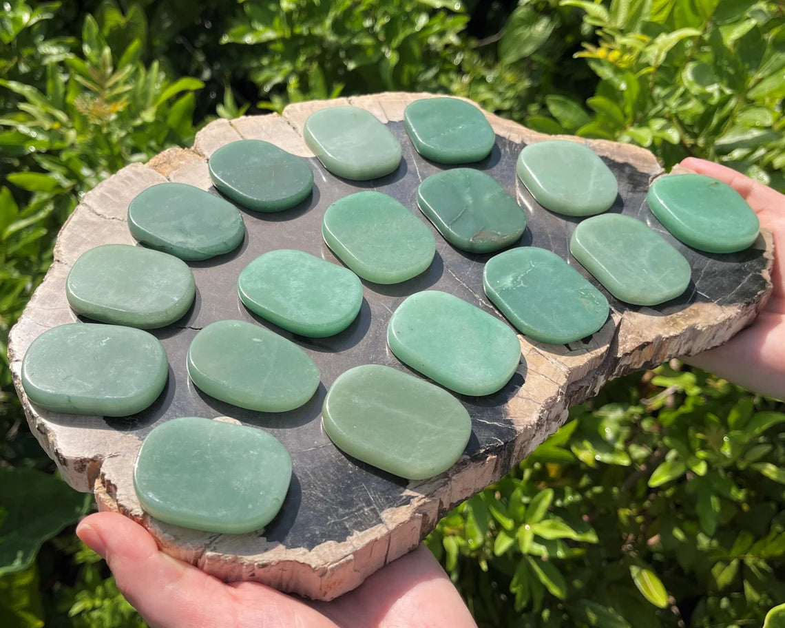 Aventurine Palm Stone