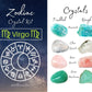 Virgo Zodiac Crystal Kit With 4 Birthstones And Pouch