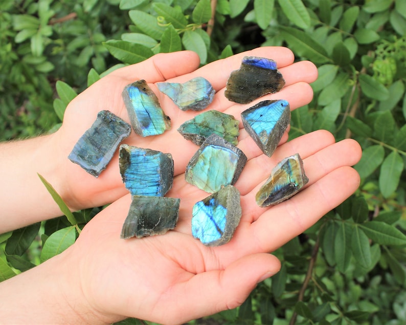 Natural Labradorite Polished Slabs