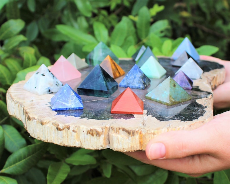Crystal Gemstone Pyramid