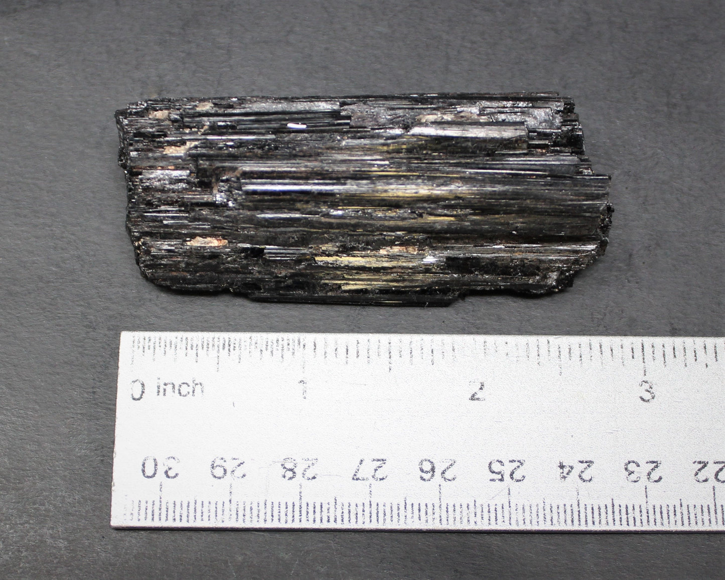 Dark Tourmaline Log Protection Crystal