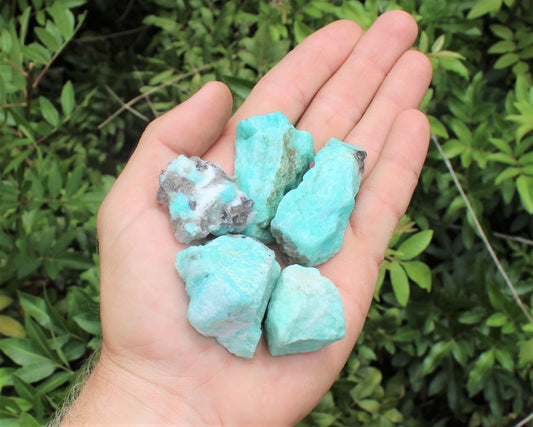 Raw Natural Amazonite Crystals