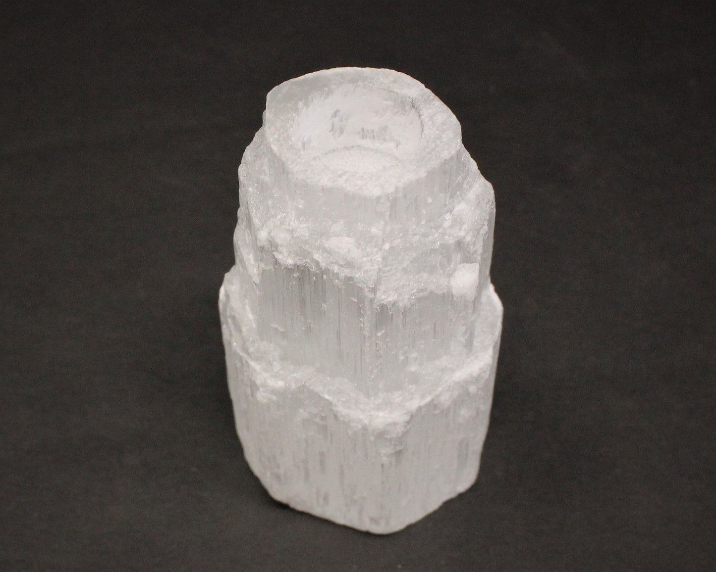 2 Inch Selenite Candle Holder