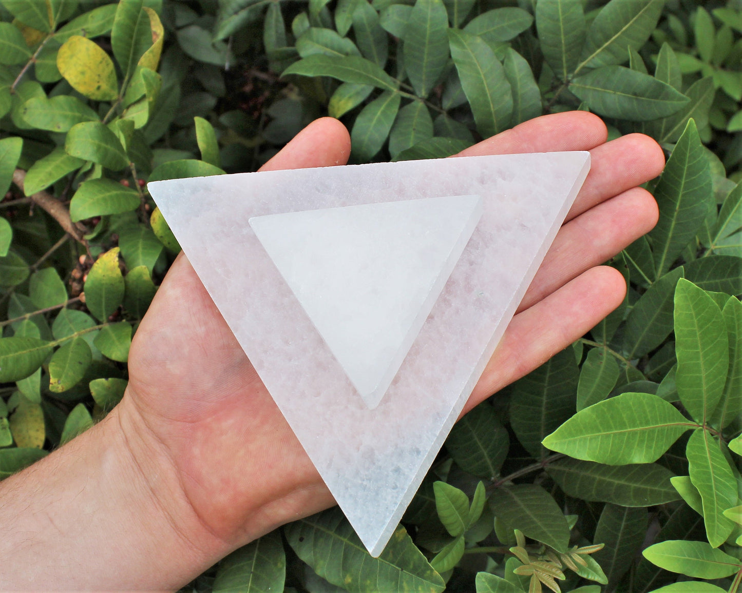 Triangle Shaped Crystal Plate