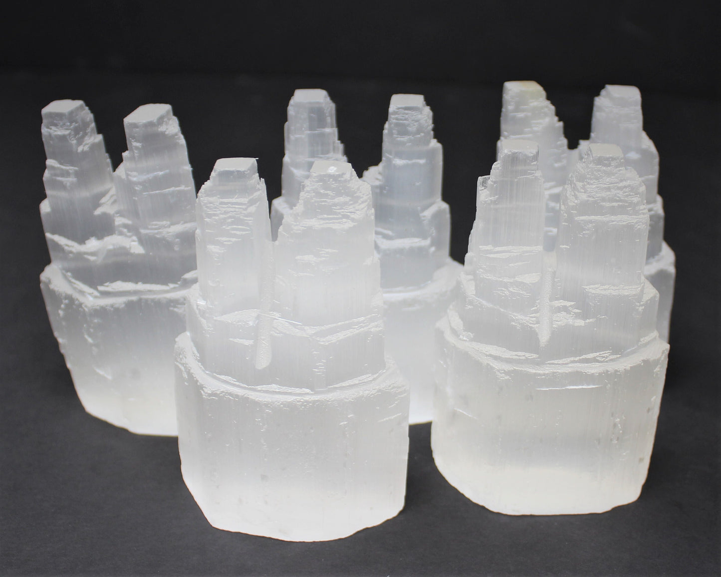 Selenite Crystal Twin Tower