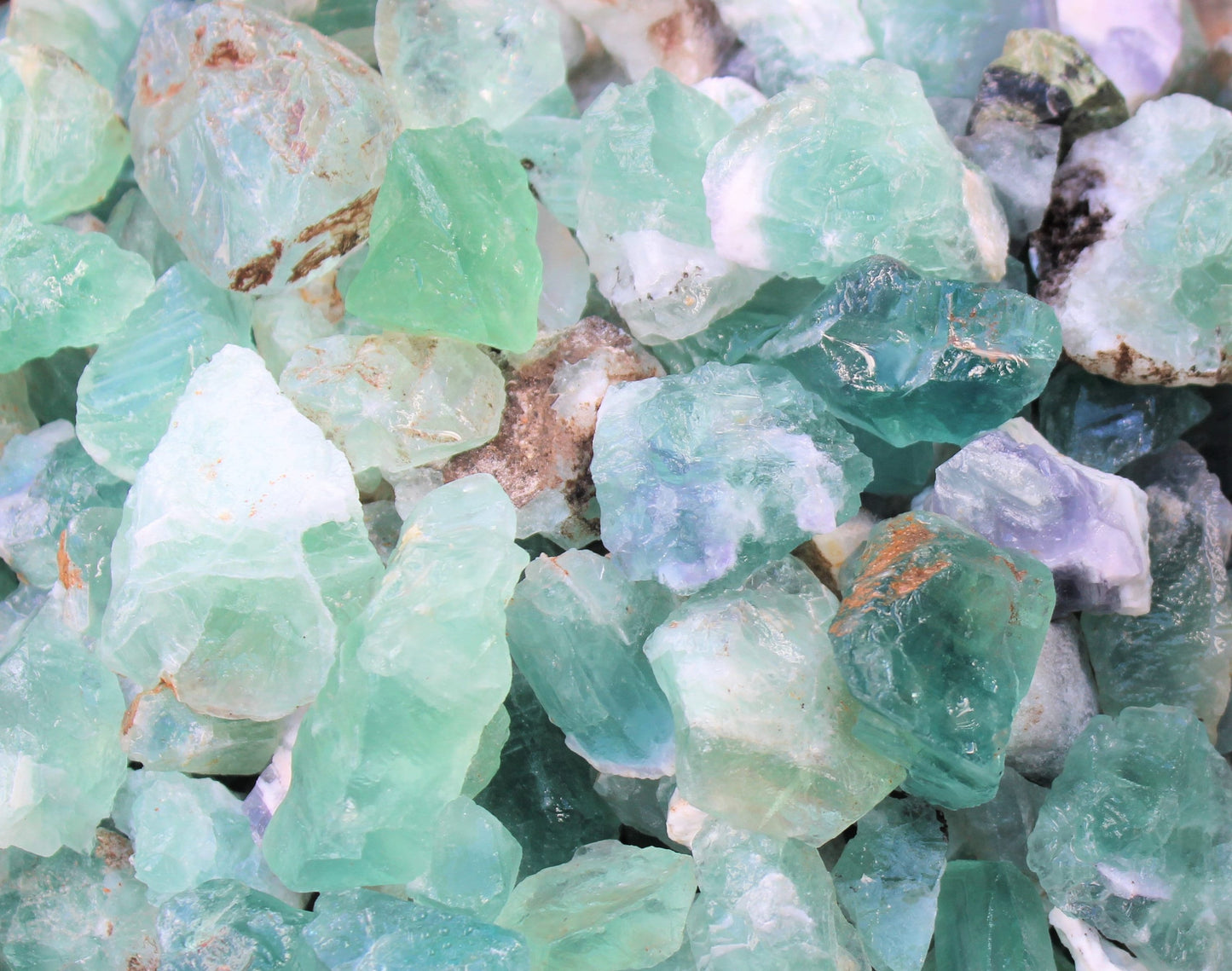 Light Fluorite Raw Natural Stones