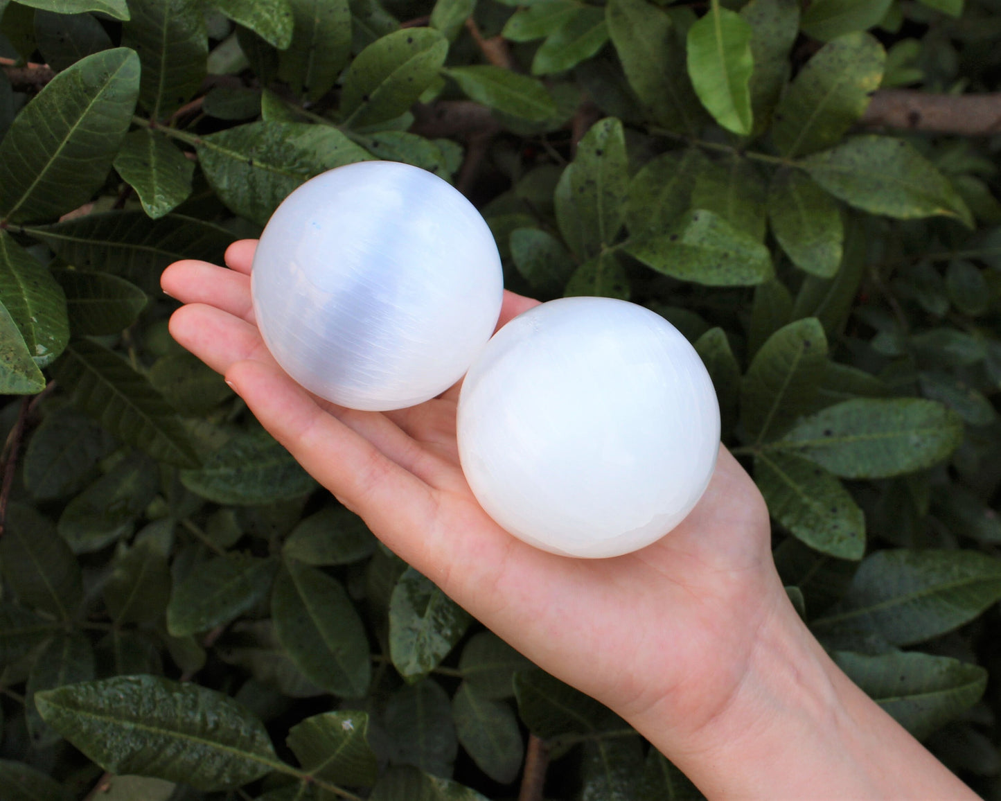 Large Selenite Crystal Sphere