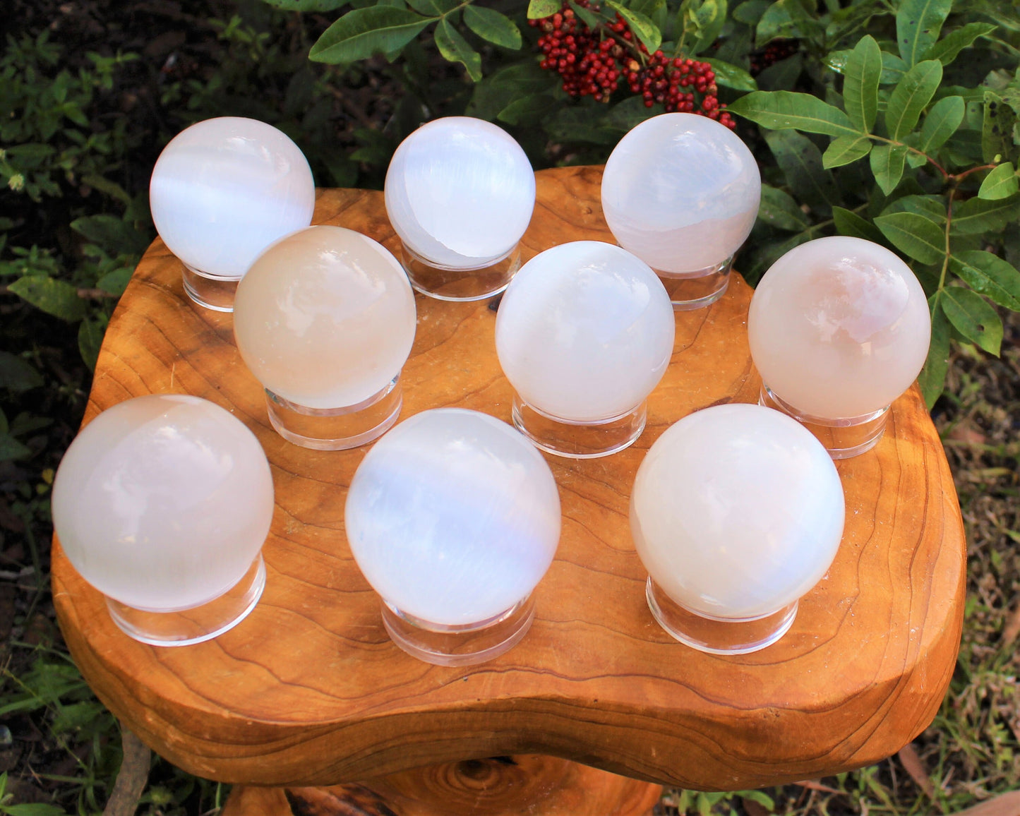 Large Selenite Crystal Sphere